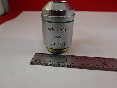 MICROSCOPE PART AO OBJECTIVE BF DF 10X INFINITY AMERICAN OPTICS AS IS B#AH-19