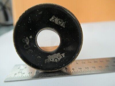 VINTAGE TCMS 308 EYEPIECE 10X LENS MICROSCOPE PART AS PICTURED #F5-A-138