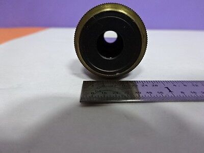 OLYMPUS JAPAN OBJECTIVE M40 MICROSCOPE PART OPTICS AS PICTURED &Z6-08