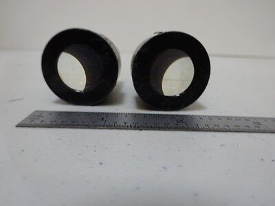 MICROSCOPE PART LOT EYEPIECES OLYMPUS 15X + RETICLE OPTICS AS IS BIN#N8-H-02