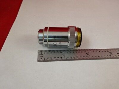 MICROSCOPE PART WILL WETZLAR GERMANY OBJECTIVE LENS 100X OPTICS AS IS B#D2-B-16