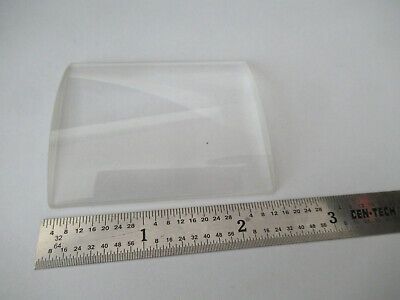 OPTICAL GLASS RECTANGULAR LENS 200mm FL LASER OPTICS AS PICTURED &4B-FT-17