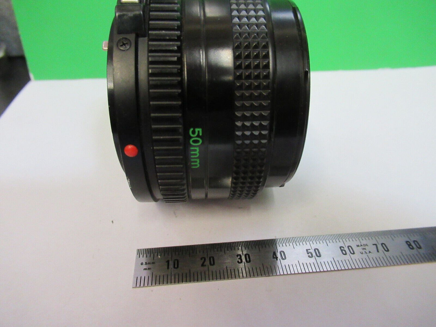 LENS CAMERA CANON JAPAN   F 1.8  50mm OPTICS AS IS &R2-A-94