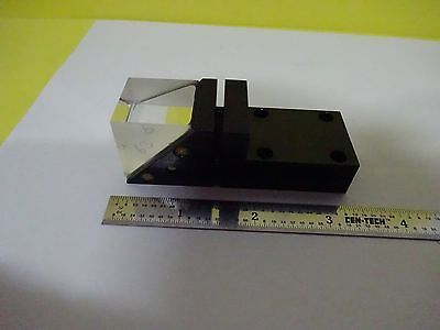 MICROSCOPE PART LEITZ GERMANY PRISM [small chip] MOUNTED OPTICS AS IS BIN#W6-18