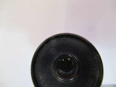 VINTAGE LEITZ WETZLAR 10X EYEPIECE LENS MICROSCOPE PART AS PICTURED  &B3-B-10