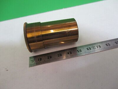 ANTIQUE ernst leitz BRASS CAN "3" OBJECTIVE MICROSCOPE PART AS PICTURED Q9-A-45