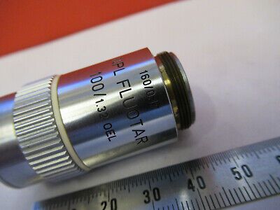 LEITZ WETZLAR OBJECTIVE  100X /160 LENS MICROSCOPE PART AS PICTURED Q3-B-106