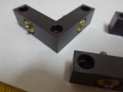 OPTICAL STOPPER ADJUSTMENT ALUMINUM BLOCKS FIXTURE OPTICS AS IS #96-91