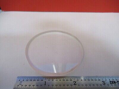 OPTICAL FLAT BK7 GLASS PLATE 2.5" DIAMETER LASER OPTICS AS PICTURED &4B-A-10