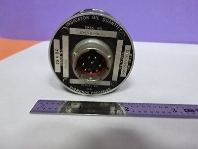 AIRCRAFT PART SIMMONDS GOODRICH INDICATOR for OIL QUANTITY AS PICTURED &ZA-02