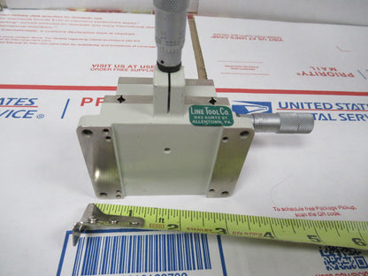 OPTICAL LINE TOOL CO. STAGE B RH MICROMETER LASER OPTICS AS PICTURED &W7-B-41