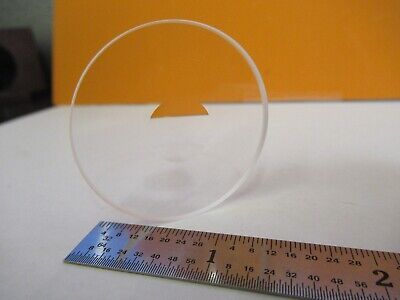 OPTICAL BK7 GLASSROUND PL-CC CENTRE LENS MIL-SPEC OPTICS AS PICTURED &27-B-20