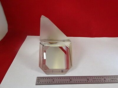 OPTICAL LARGE GLASS PRISM LASER OPTICS AS IS B#U8-F-08