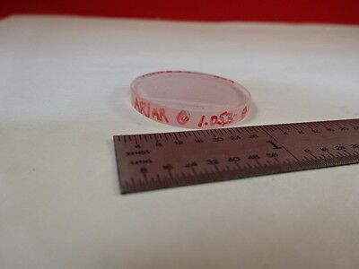 OPTICAL COATED LENS PLANO CONVEX 1.053 nm 128 mm LASER OPTICS AS IS B#N6-B-24