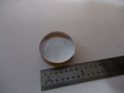 OPTICAL THICK PLANO CONVEX DOME RARE OPTICS AS PICTURED &F4-A-63