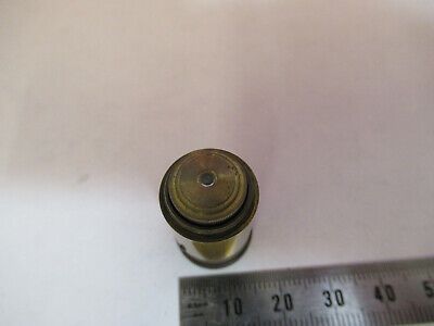 ANTIQUE BRASS NACHET OBJECTIVE FRANCE MICROSCOPE PART AS PICTURED &F6-B-18