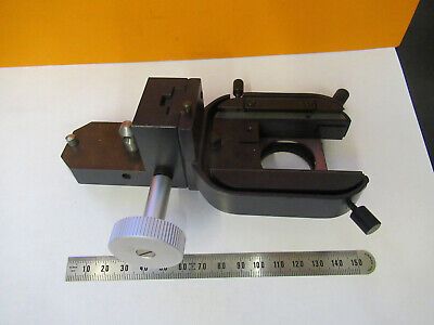 LEICA DMRE GERMANY CONDENSER HOLDER MICROSCOPE PART AS PICTURED P5-B-12