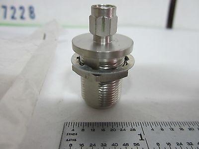 CONNECTOR ADAPTER SMA TO N COAXIAL RF MICROWAVE FREQUENCY AS IS BIN#S2-55