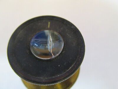 ANTIQUE 1860's SEIBERT (cracked) EYEPIECE I MICROSCOPE PART AS PICTURED &F1-A-33