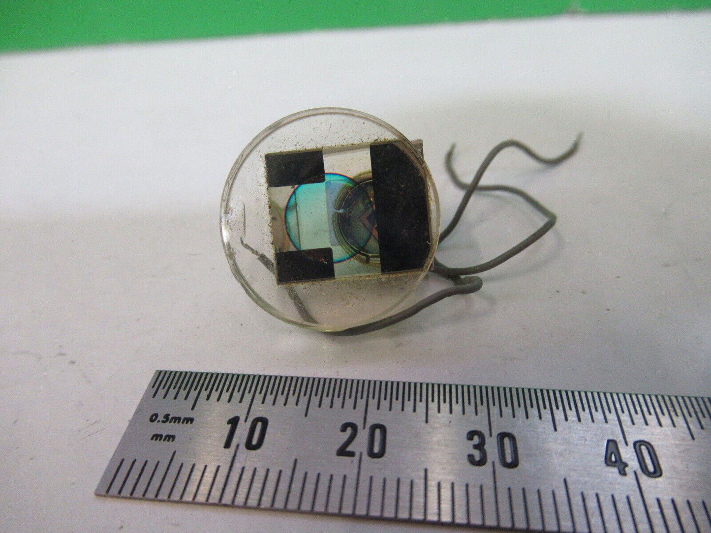 OPTICAL PHOTODIODE +ZERODUR MINI LENS RLG LITTON OPTICS  AS PICTURED &H3-B-43