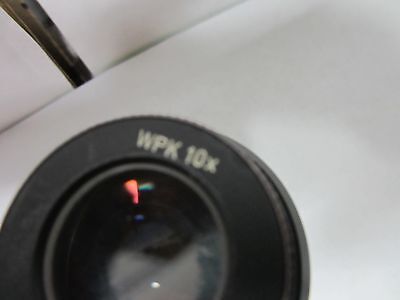 MICROSCOPE PART POLYVAR REICHERT LEICA EYEPIECE WPX10X OPTICS  BIN#R5-47