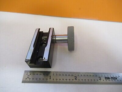 LEITZ GERMANY POL CONDENSER ADJUST MICROSCOPE PART OPTICS AS PICTURED &85-B-27