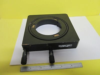 NEWPORT LASER OPTICS 620-4 NRC OPTICAL STAGE TABLE MICROMETER AS IS BIN#T8-03