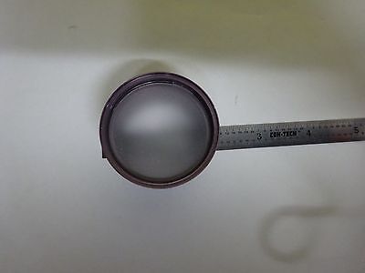 MICROSCOPE PART DIFFUSER FROSTED ILLUMINATOR LEITZ GERMANY AS IS BIN#W4-28