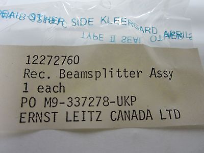 OPTICAL MICROSCOPE PART LEITZ BEAM SPLITTER NICE OPTICS  BIN#3K-P-8