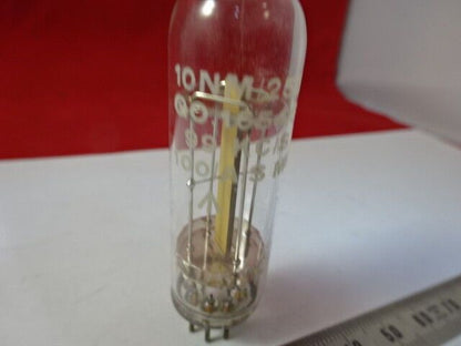 ANTIQUE GLASS PACKAGED RARE QUARTZ CRYSTAL FREQUENCY CONTROL &5-DT-R