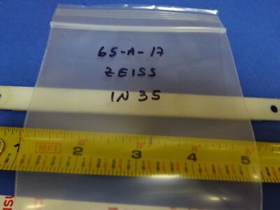 MICROSCOPE SPARE PART ZEISS GERMANY IN35 PLASTIC GEAR TRACK AS IS  #65-A-17