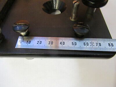 ANTIQUE SPENCER AO  STAGE XY TABLE MICROSCOPE PART AS PICTURED P6-A-91