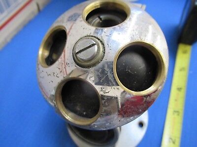 UNITRON JAPAN NOSEPIECE BLOCK ASSEMBLY MICROSCOPE PART AS PICTURED &S1-A-10