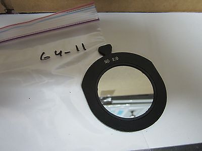 OPTICAL FILTER SLIDE ND 2.0 LASER OPTICS AS IS BIN#G4-11