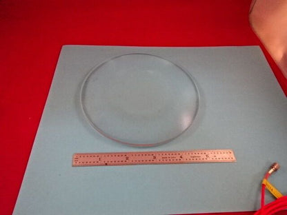 OPTICAL LARGE BI CONVEX LENS OPTICS AS PICTURED AS IS #27-A-08