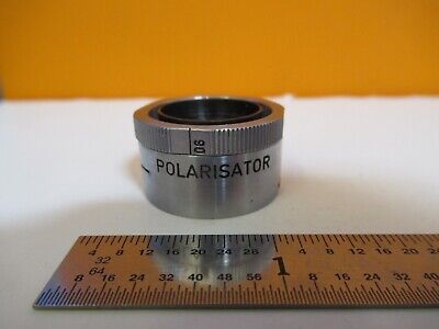 FOR PARTS REICHERT AUSTRIA POLARIZER LENS MICROSCOPE PART AS PICTURED &P7-A-25