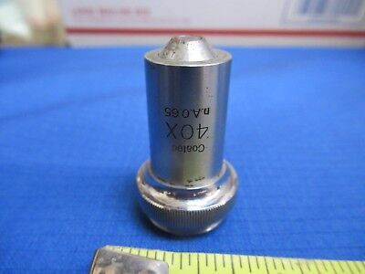 UNITRON JAPAN OBJECTIVE 40X OPTICS MICROSCOPE PART AS PICTURED &S1-A-13