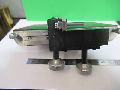 VINTAGE OLD XY STAGE TABLE AO SPENCER MICROSCOPE PART AS PICTURED &Q9-A-40