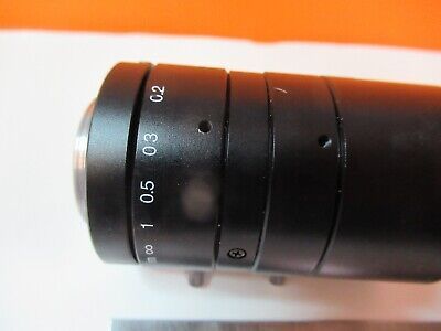 CCTV 12mm INSPECTION LENS MICROSCOPE OPTICS AS PICTURED &14-B-39