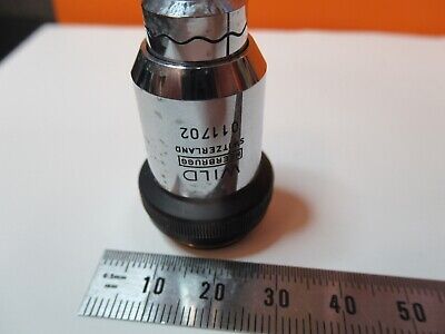 WILD HEERBRUGG SWISS PH 100X OBJECTIVE OPTICS MICROSCOPE PART AS PICTURED 14-B80