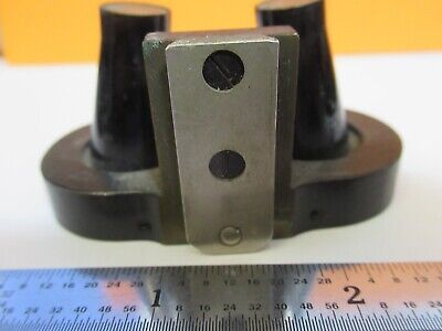 ANTIQUE BRASS STEREO OBJECTIVES OPTICS MICROSCOPE PART AS PICTURED &7B-B-83