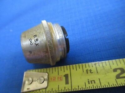 AO AMERICAN OPTICS OBJECTIVE LENS 6.5X MICROSCOPE PART AS PICTURED &S1-A-26