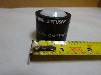 UNITED TECHNOLOGIES COSINE DIFFUSER + GREEN PHOTOMETRIC OPTICS AS IS &8C-FT-06