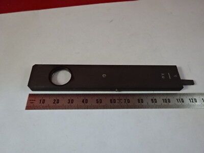 LAMBDA FILTER SLIDE FILTER AUS JENA GERMANY MICROSCOPE PART AS PICTURED #5-A-63