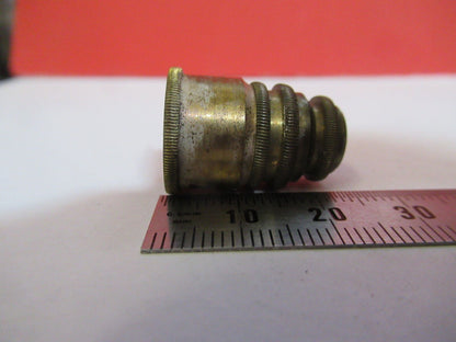 ANTIQUE  SEIBERT GERMANY "6" OBJECTIVE MICROSCOPE PART AS PICTURED G4-A-117