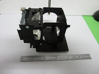 OPTICAL ILLUMINATOR ASSEMBLY MIRROR + LENS + FILTER LASER OPTICS AS IS BIN#L3-40