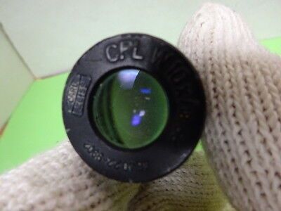 CARL ZEISS W10X/18 GERMANY EYEPIECE MICROSCOPE CPL OPTICS AS PICTURED &5-A-16