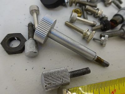 MICROSCOPE PARTS LOT SCREWS KNOBS ETC AS IS BIN#P4-B-49