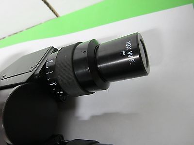 MICROSCOPE PART AO HEAD + EYEPIECES AMERICAN OPTICS AS IS BIN#39-B