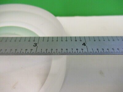 OPTICAL LARGE HEAVY THICK PL CC LENS BK7 GLASS LASER OPTICS AS PICTURED &T2-B-10